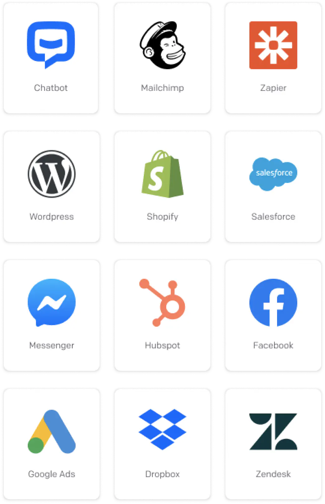 Image showing LiveChat® integrations